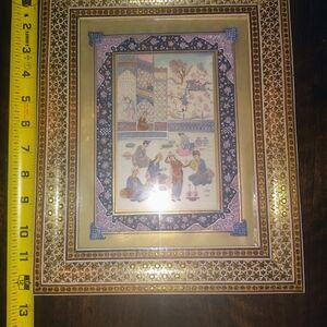 Ornate Multicolor Framed Artwork